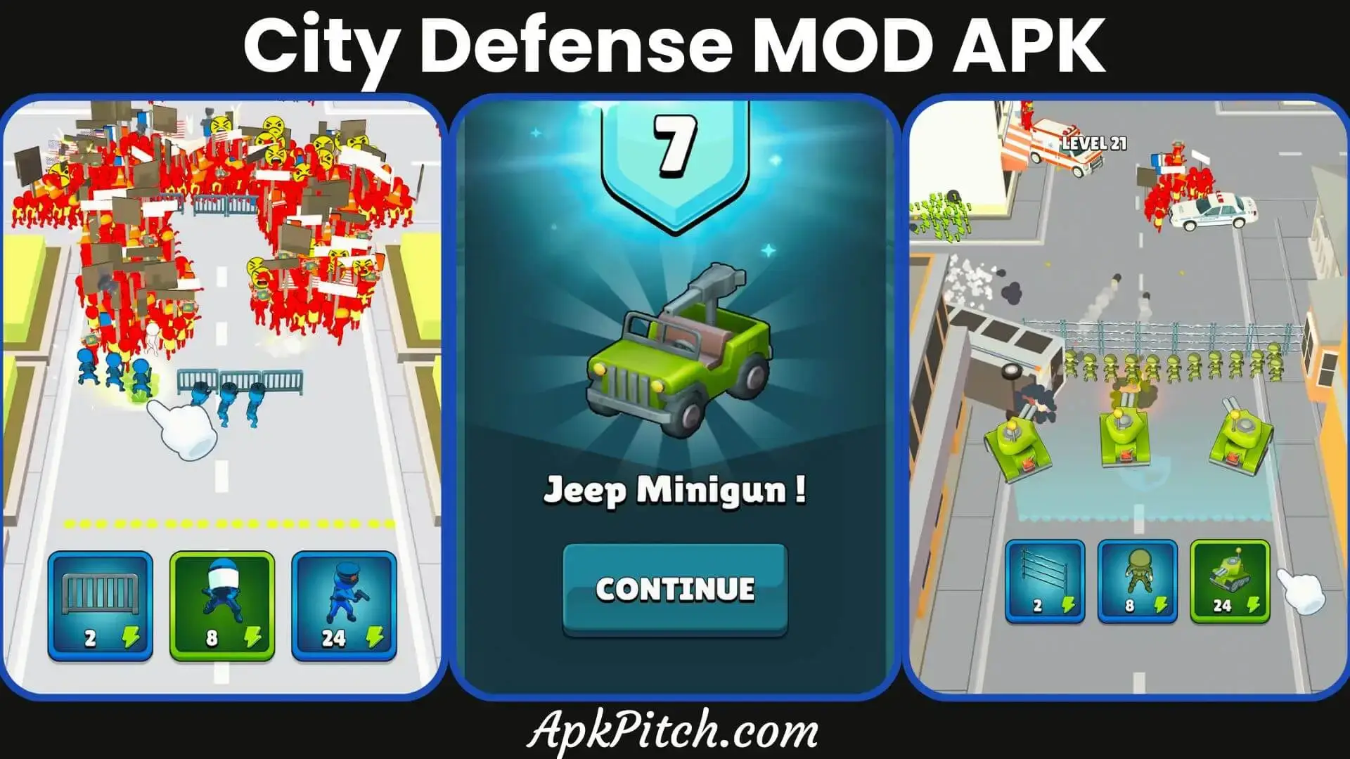 City Defense MOD APK Unlimited Everything