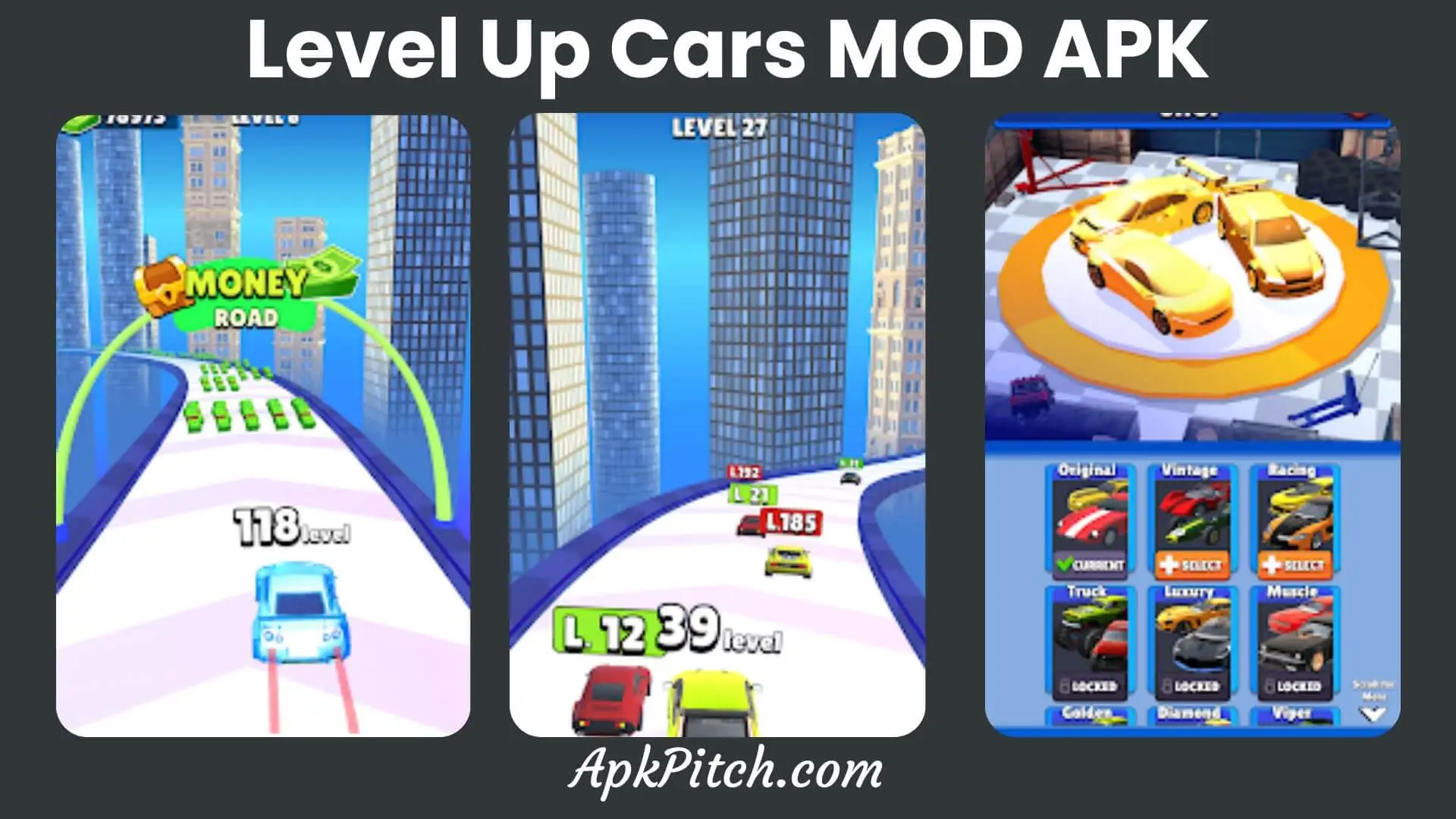 Level Up Cars MOD APK Free Download