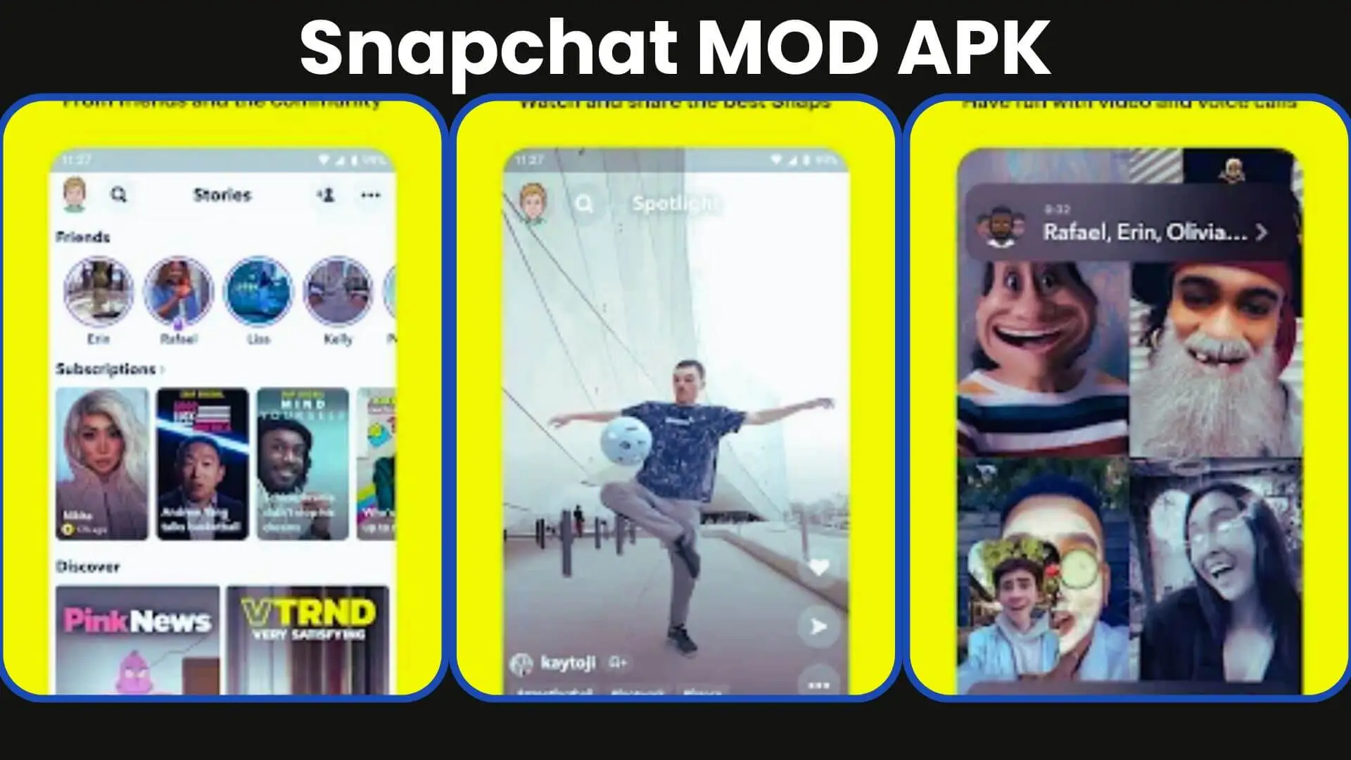 Snapchat MOD APK Premium Unlocked